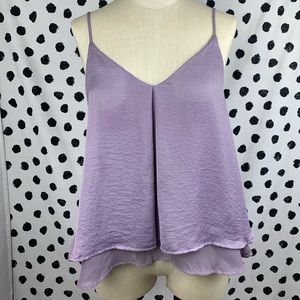 Valette Lavender Ruffle Tank Top